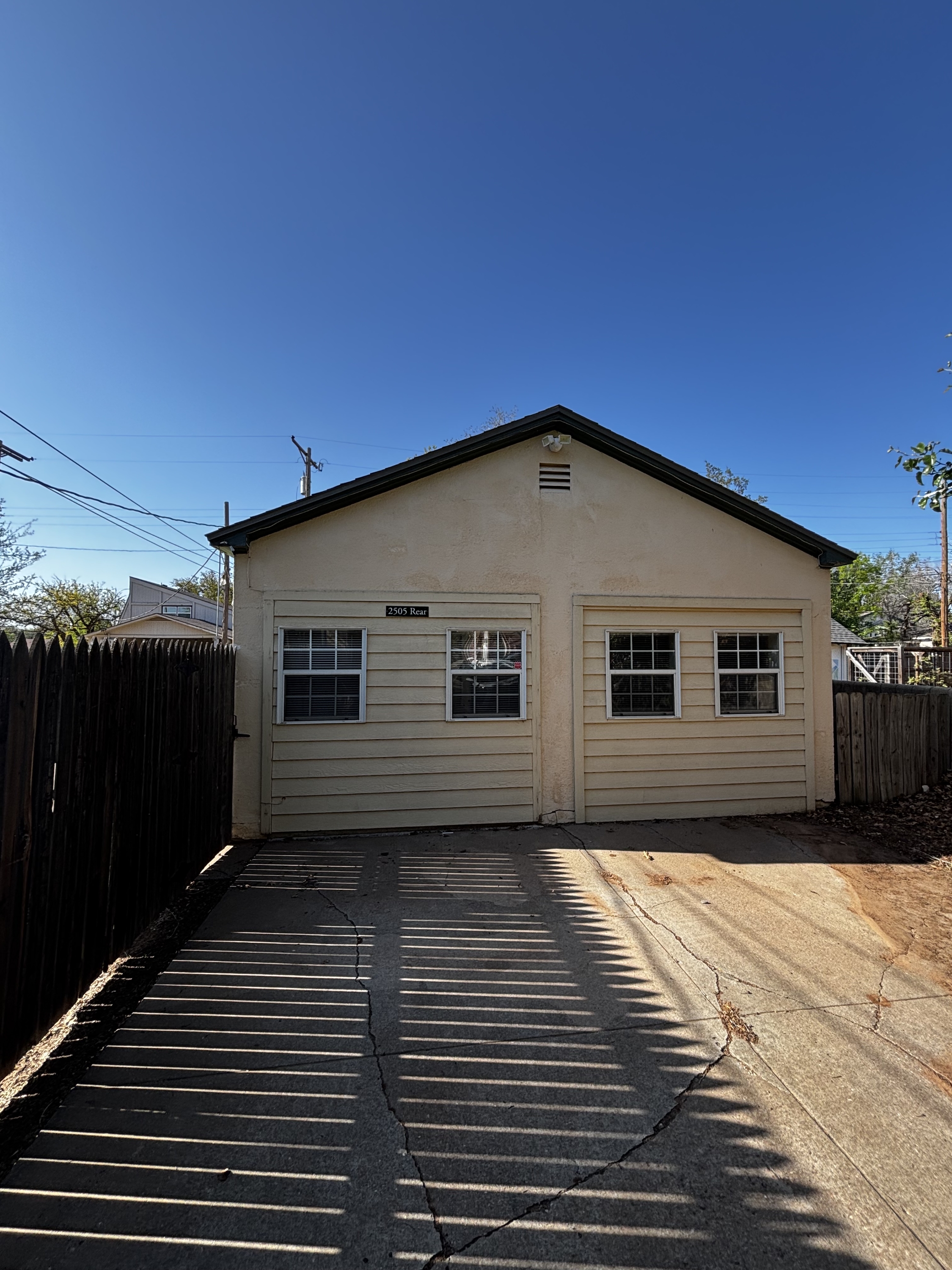 2505 22nd Street - Rear